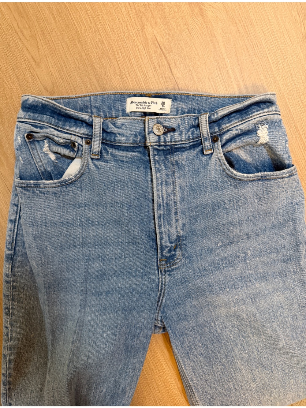 Abercrombie & Fitch Light Blue High-Rise Women's Jeans